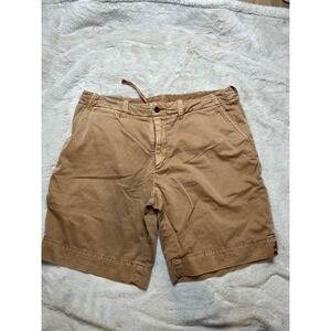 Polo Ralph Lauren Chino Shorts Mens 38 Tan Brown Excellent Cotton Twill Classic